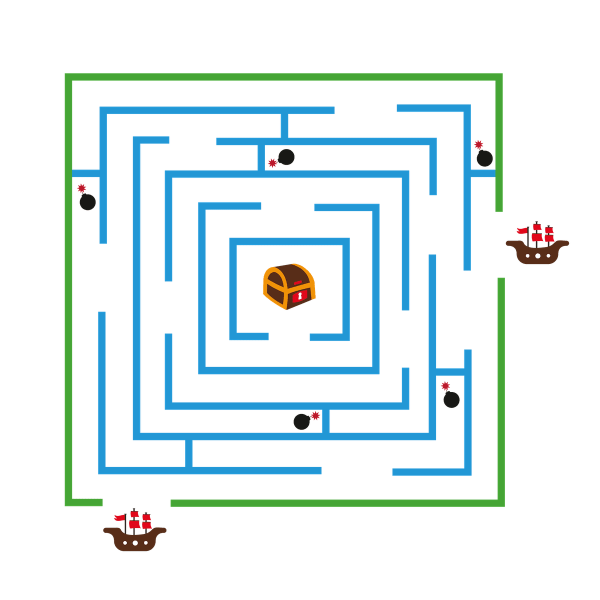 Playground-Marking-Pirate-Maze